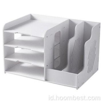 Pemegang Folder Vertikal Desktop Organizer